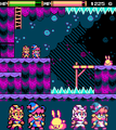 A Mockup for a nes styled platformer, featuring an 8 bit Claire (2018)